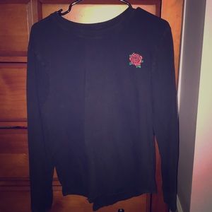 Rose long sleeve shirt.